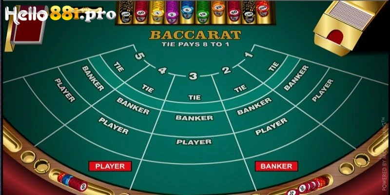 Khi chơi Baccarat, thành viên chỉ cần dự đoán tổng điểm của hai lá bài