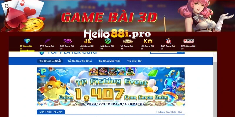 Top 5 game bài đỉnh cao nhất tại Hello88